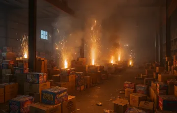 Fireworks Warehouse Explosion in California Leaves Seven Missing
