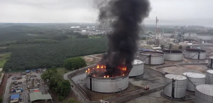 May 2020: Storage Tank Rim-seal Fire in Malaysia