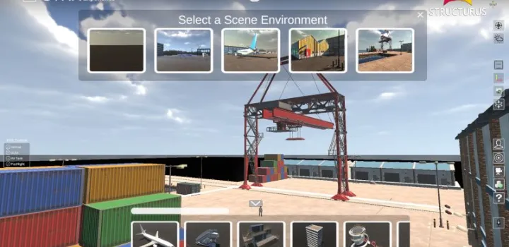 STRX Trial Tutorial 2: Working Area, Scene Environment and Weather Control