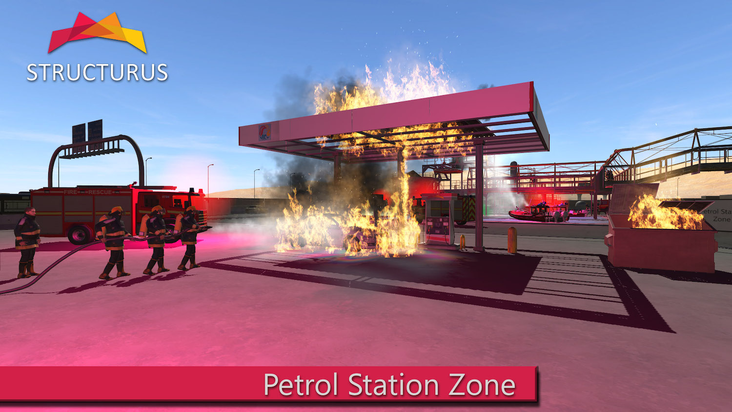 Petrol Station Fire Training Structurus